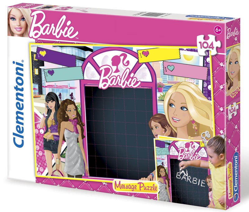 Clementoni puzzle tabulka Barbie