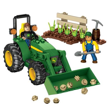 Mega Bloks John Deere Farmářský Traktor