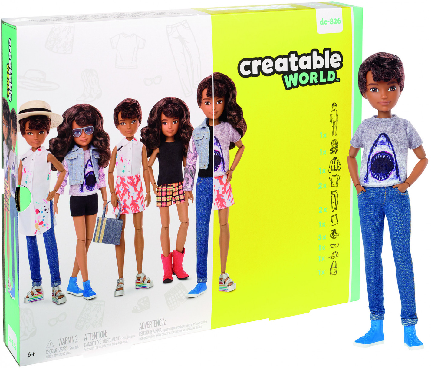 Mattel - Creatable World Deluxe Character Set GGT68