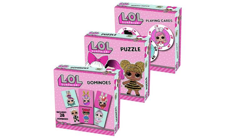 Spin Master - L.O.L trojitá zábava - puzzle, karty, domino