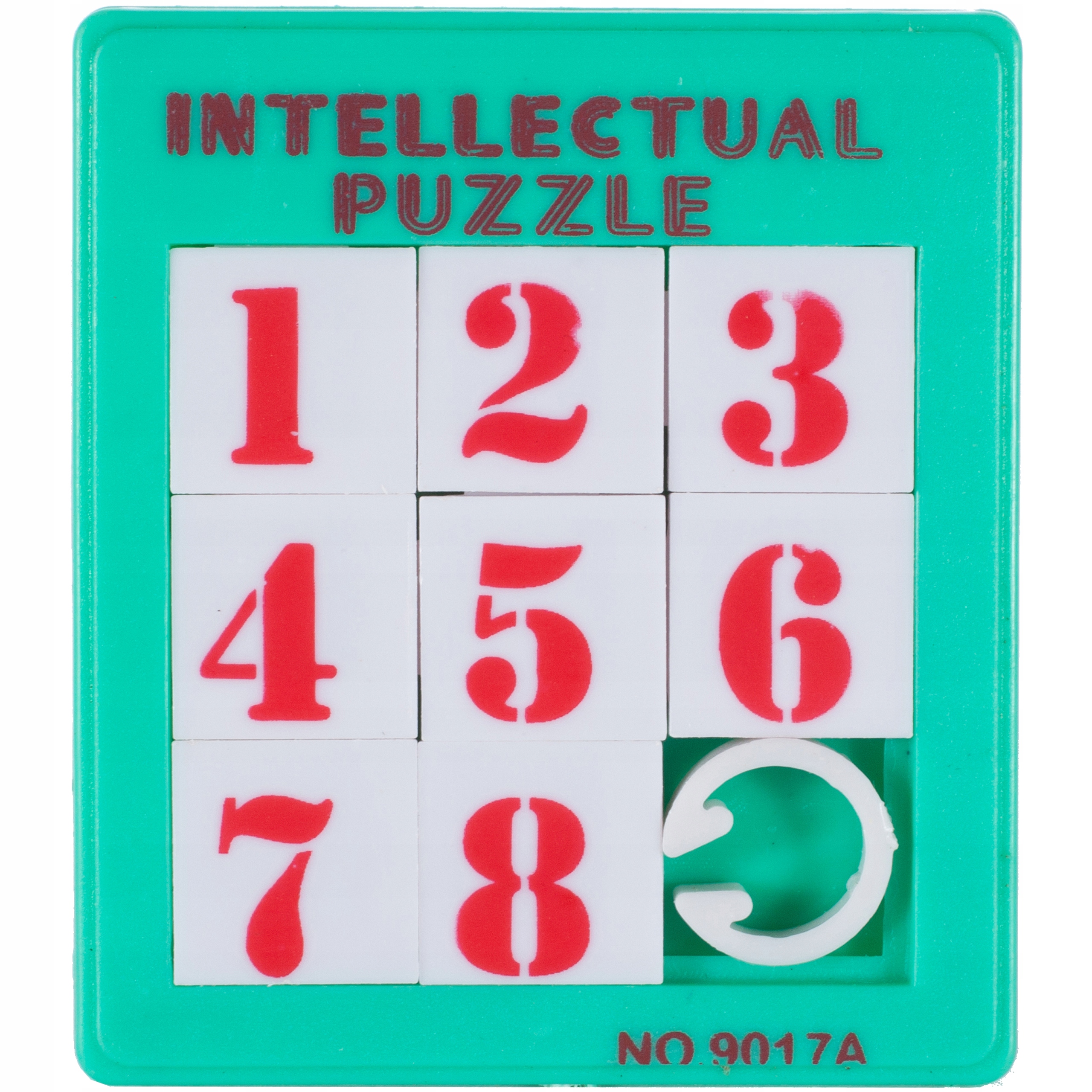 Logická mini hra – posunovací puzzle čísla