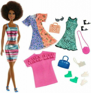 Mattel Barbie módní párty panenka a doplňky